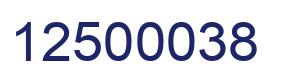 Número 12500038 imagen azul