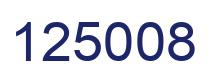 Número 125008 imagen azul