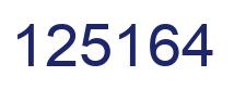 Número 125164 imagen azul
