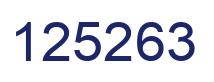Número 125263 imagen azul