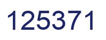 Número 125371 imagen azul