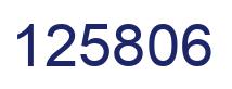 Número 125806 imagen azul