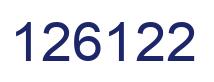 Number 126122 blue image