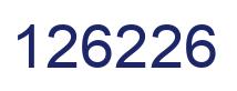 Number 126226 blue image