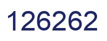 Number 126262 blue image