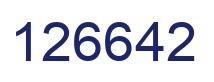 Número 126642 imagen azul