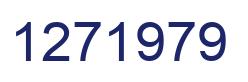 Número 1271979 imagen azul
