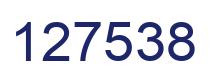 Número 127538 imagen azul