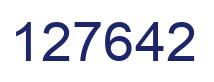 Número 127642 imagen azul