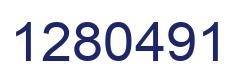Number 1280491 blue image