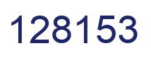 Number 128153 blue image