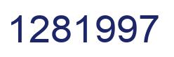 Número 1281997 imagen azul
