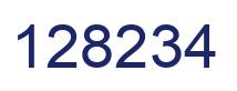 Número 128234 imagen azul