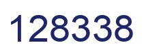 Number 128338 blue image