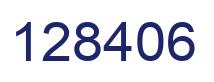 Number 128406 blue image