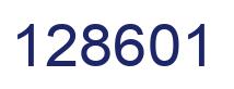 Número 128601 imagen azul