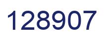 Number 128907 blue image