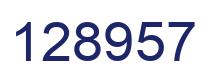 Número 128957 imagen azul