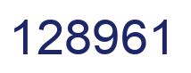 Número 128961 imagen azul
