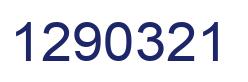 Number 1290321 blue image