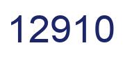 Número 12910 imagen azul
