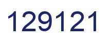 Number 129121 blue image