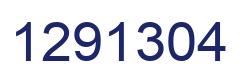 Number 1291304 blue image