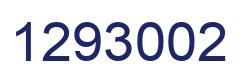 Number 1293002 blue image