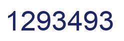 Number 1293493 blue image