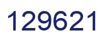 Number 129621 blue image