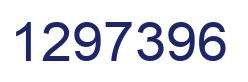 Number 1297396 blue image