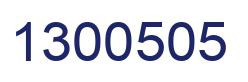 Número 1300505 imagen azul