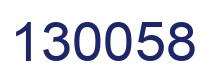 Número 130058 imagen azul