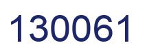 Number 130061 blue image