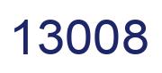 Number 13008 blue image