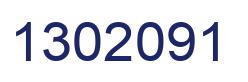 Number 1302091 blue image