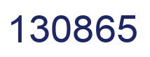 Número 130865 imagen azul