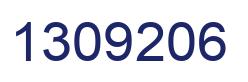 Number 1309206 blue image