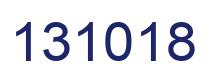 Number 131018 blue image