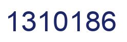 Number 1310186 blue image