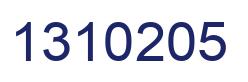 Number 1310205 blue image