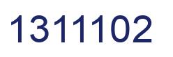 Number 1311102 blue image