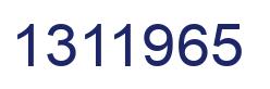 Number 1311965 blue image