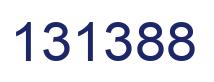 Number 131388 blue image