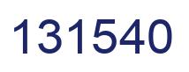 Número 131540 imagen azul