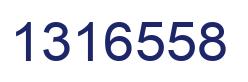 Número 1316558 imagen azul