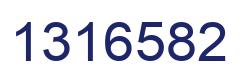 Número 1316582 imagen azul