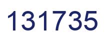 Número 131735 imagen azul