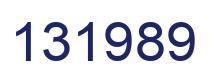Número 131989 imagen azul