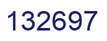 Número 132697 imagen azul